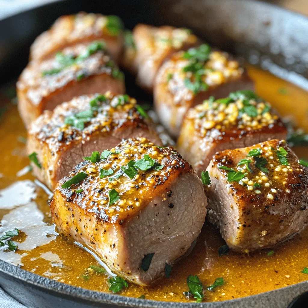 Savory Pork Tenderloin with Zesty Mustard Sauce: A Culinary Delight