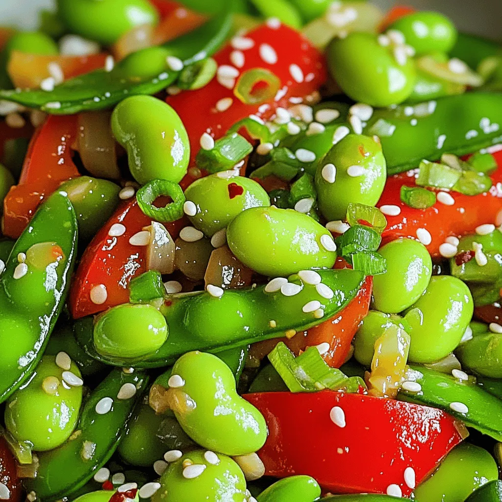 Spicy Garlic Edamame Stir-Fry Healthy Flavor Boost