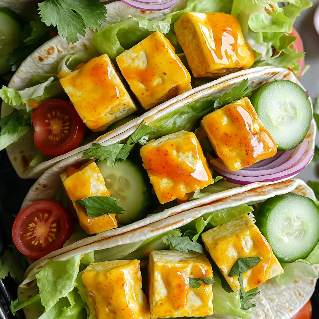 Air Fryer Buffalo Tofu Wraps Flavorful and Easy Meal