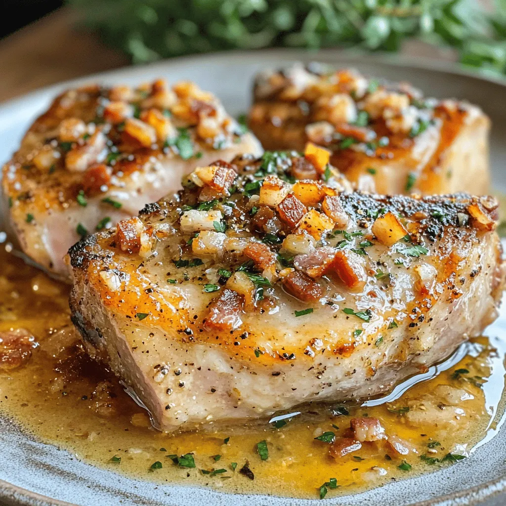 Pork Chops with Creamy Bacon Pan Sauce: A Culinary Delight