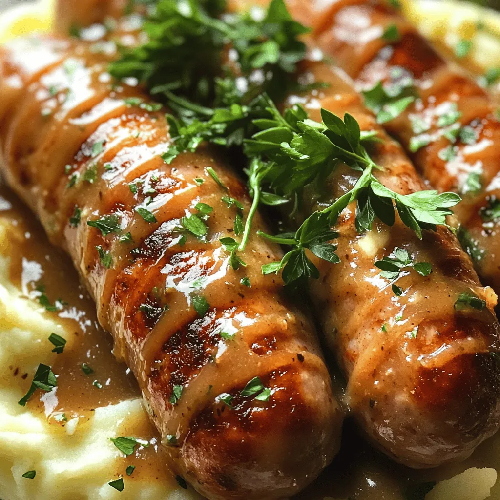 Savory Bangers and Mash Recipe Easy Dinner Delight