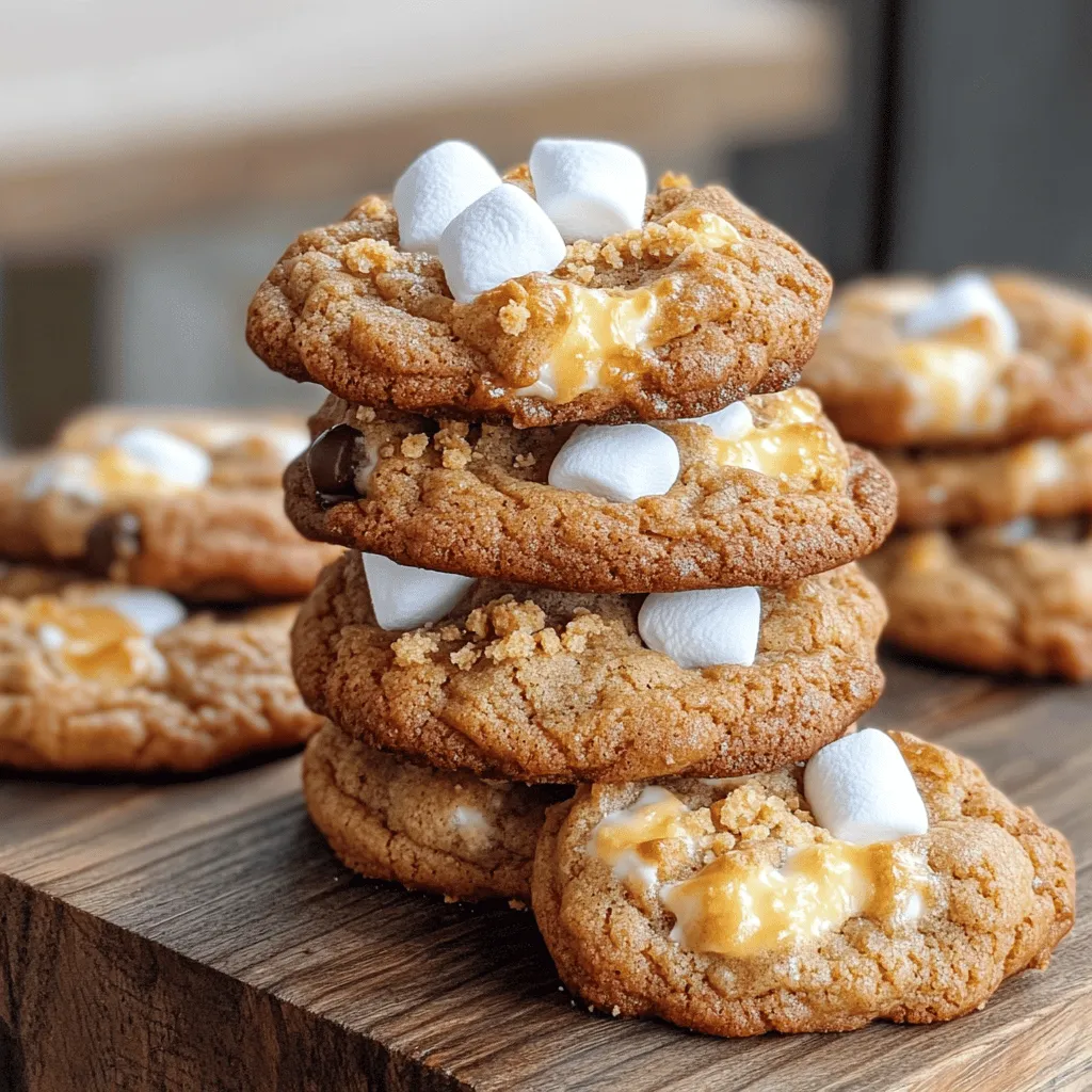 S&#8217;mores Cookies Recipe | Decadent Marshmallow Delight