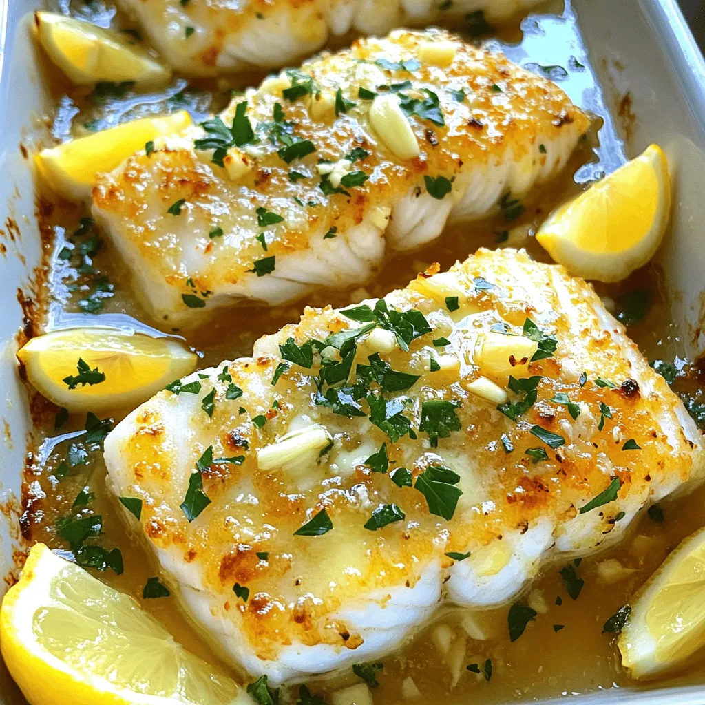 Garlic Butter Baked Cod Delicious and Simple Recipe