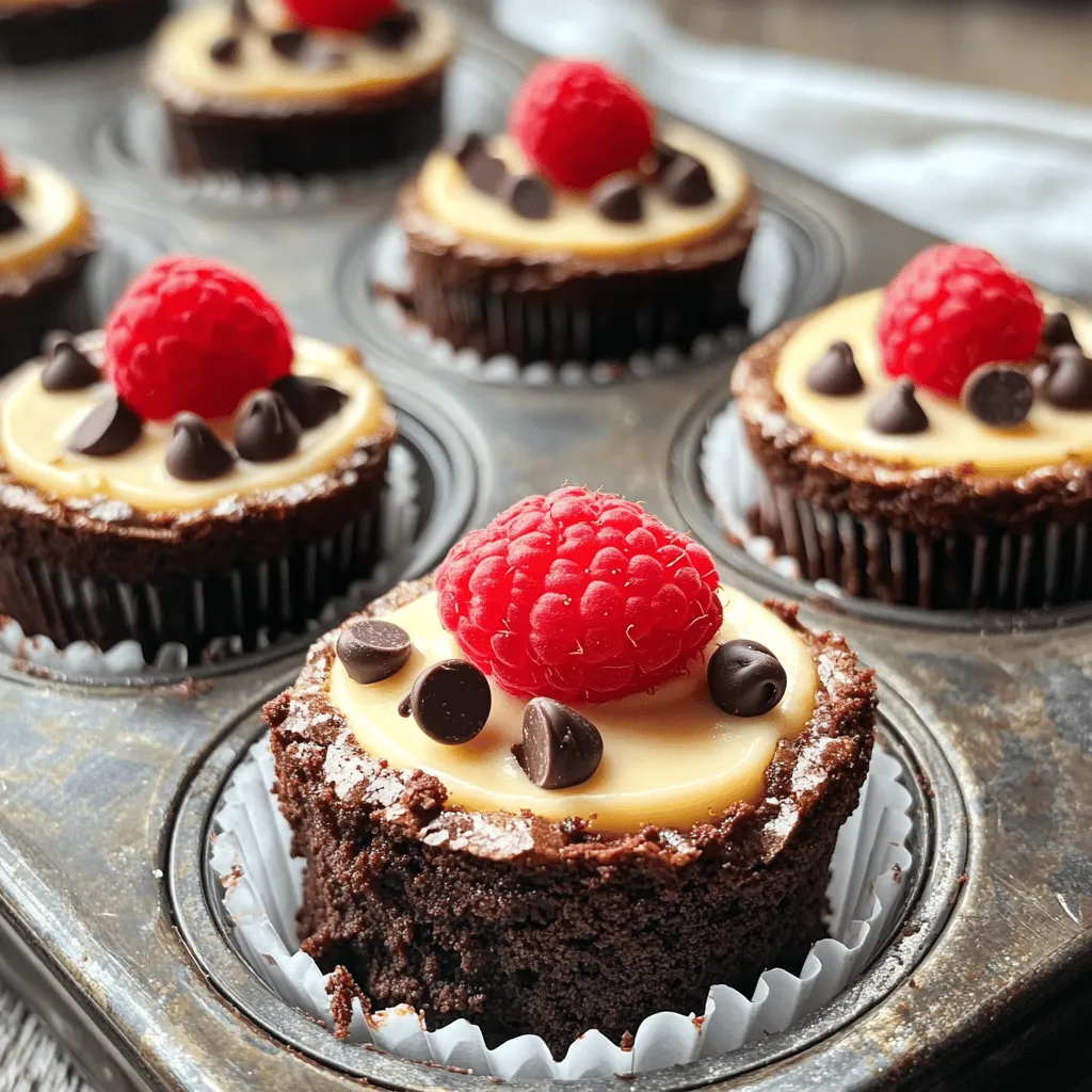 Brownie Bottom Mini Cheesecakes: A Decadent Delight