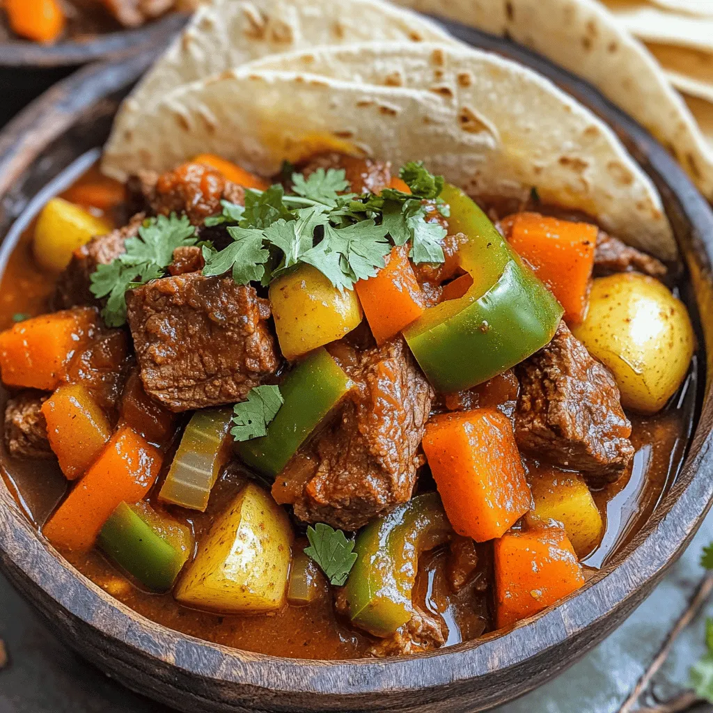 To make a great carne guisada, start with the right cuts of beef. I recommend using beef chuck. It has the perfect amount of fat to keep the meat juicy. Trim off any excess fat, but keep enough for flavor. You can also use brisket or round for a leaner option.