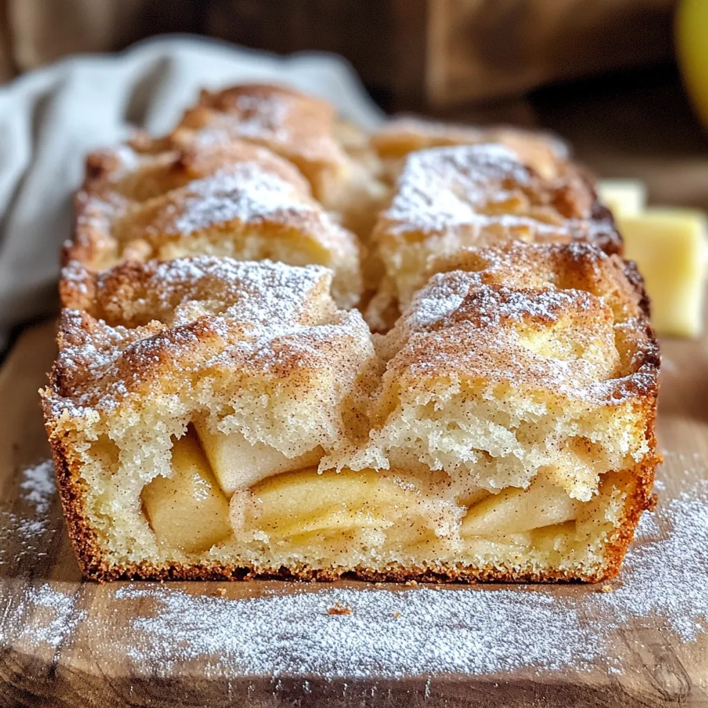 Cinnamon Sugar Apple Fritter Bread Delightful Treat