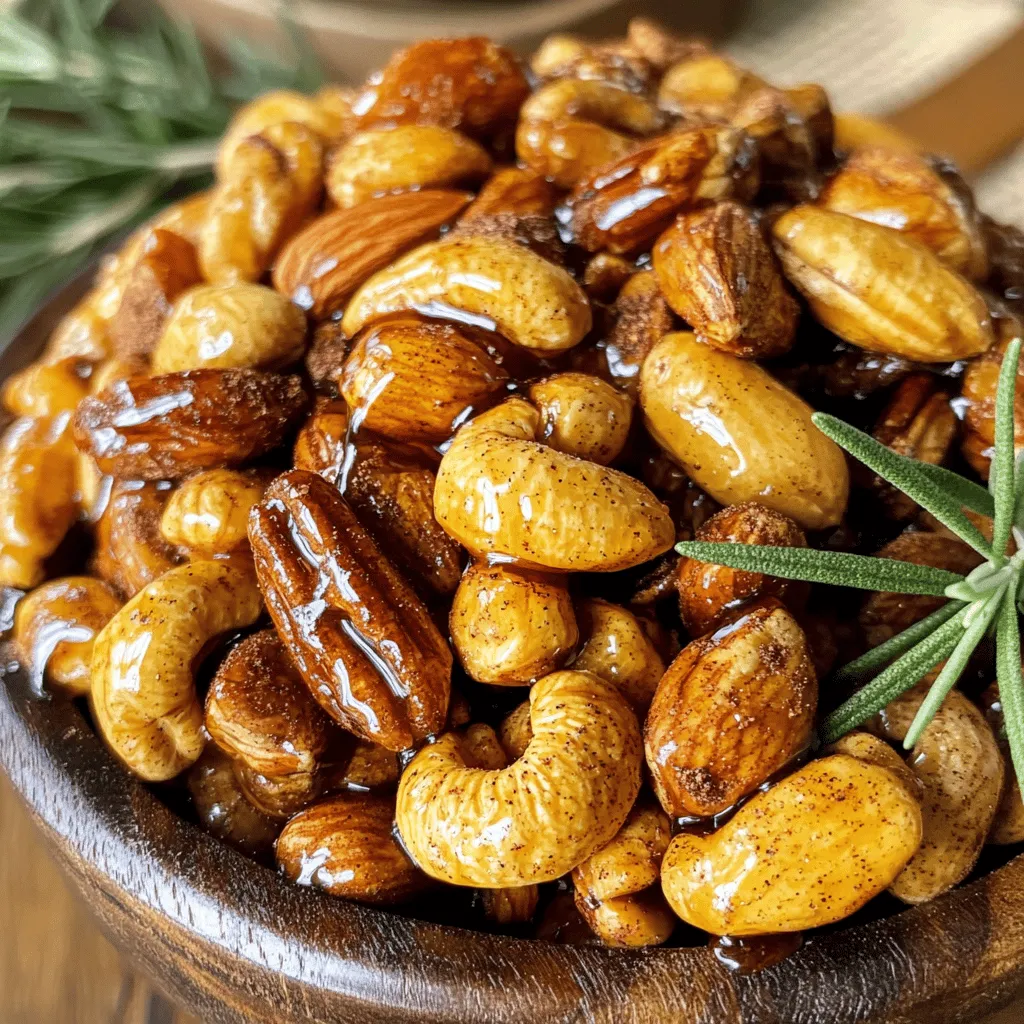 Sweet and Spicy Roasted Nuts Flavorful Snack Recipe