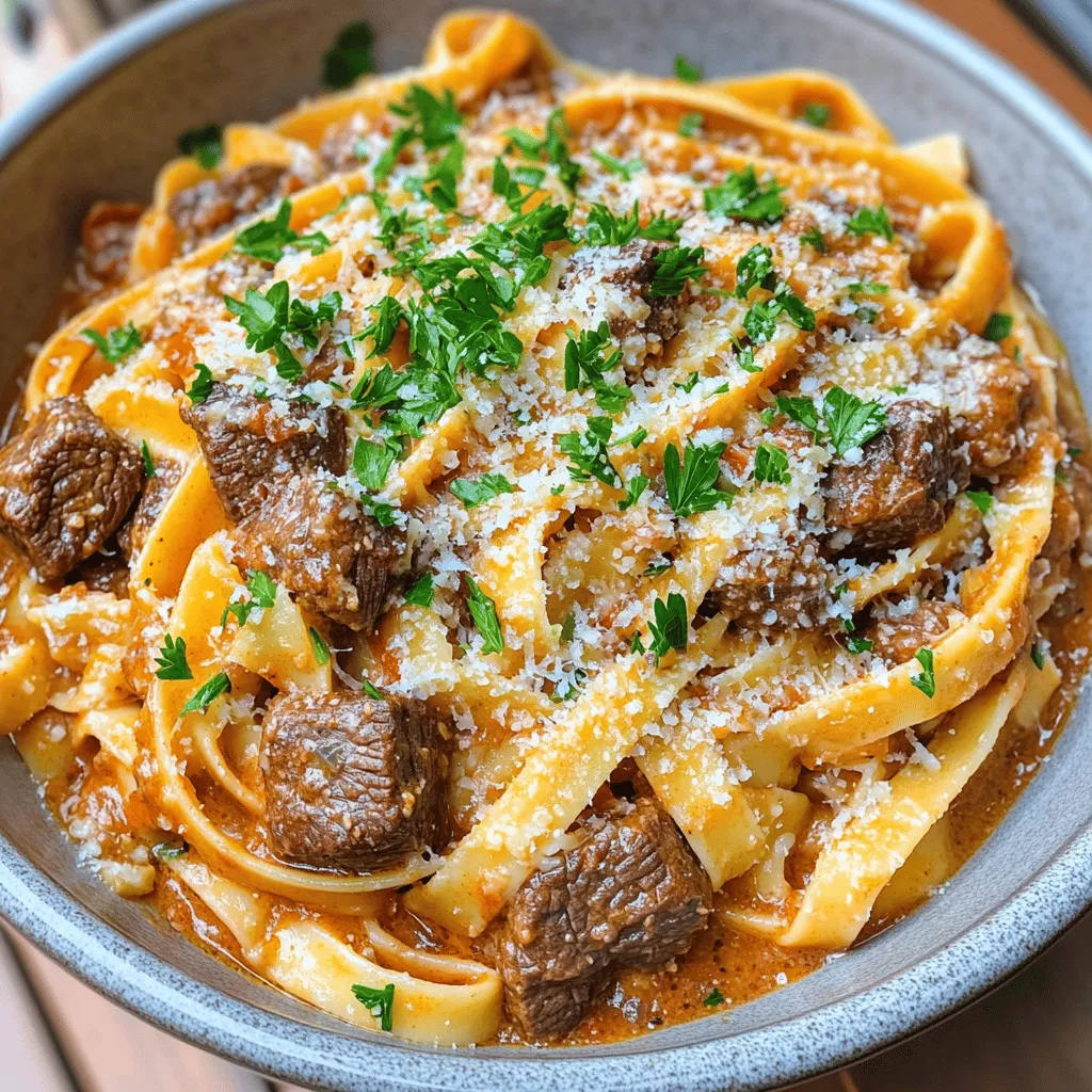 Rich and Velvety Beef Pasta from Your Slow Cooker Delight