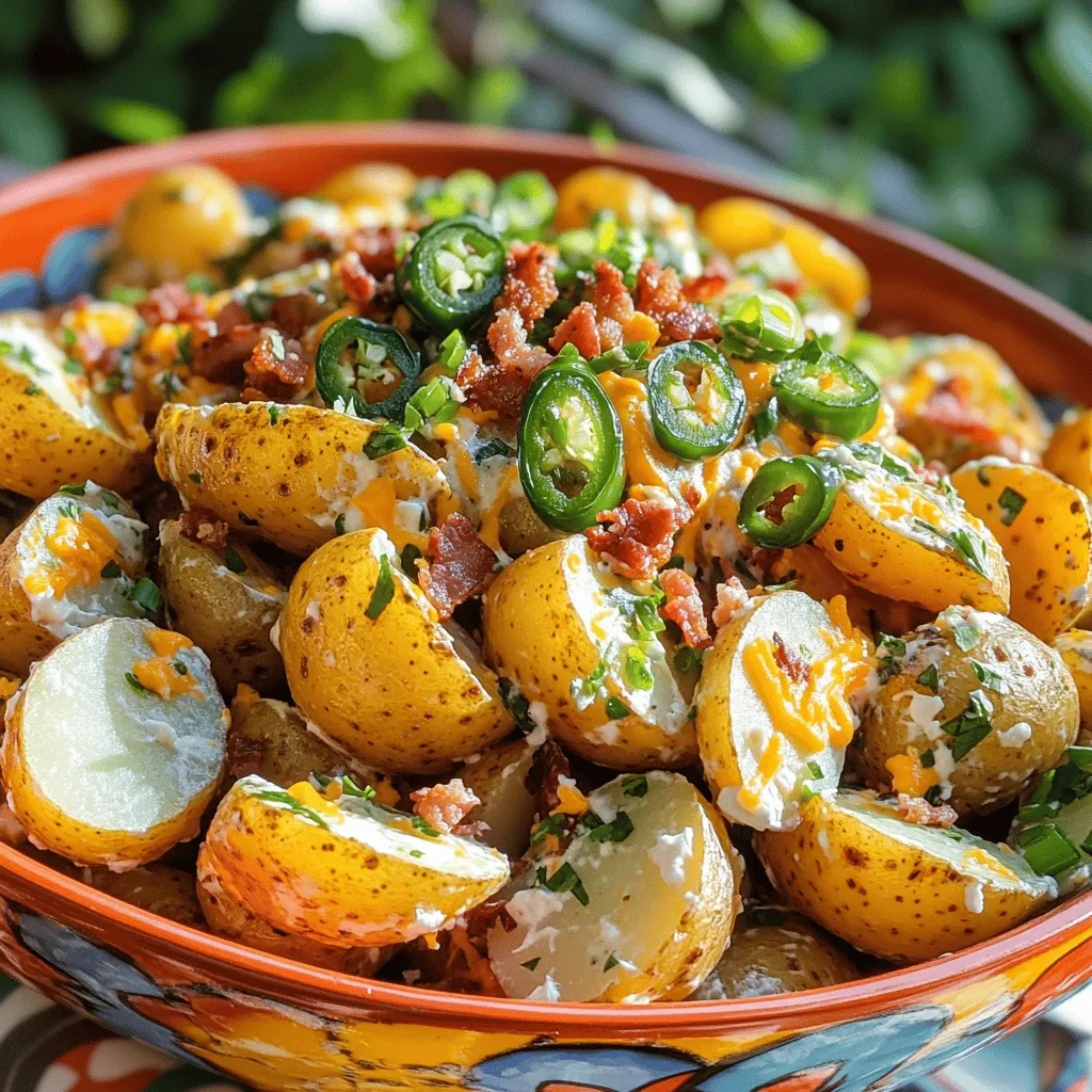 Deliciously Creamy Jalapeño Popper Roasted Potato Salad: A Flavorful Twist on a Classic Dish