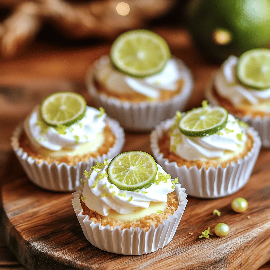 Zesty Mini Key Lime Cheesecakes: A Refreshing Delight
