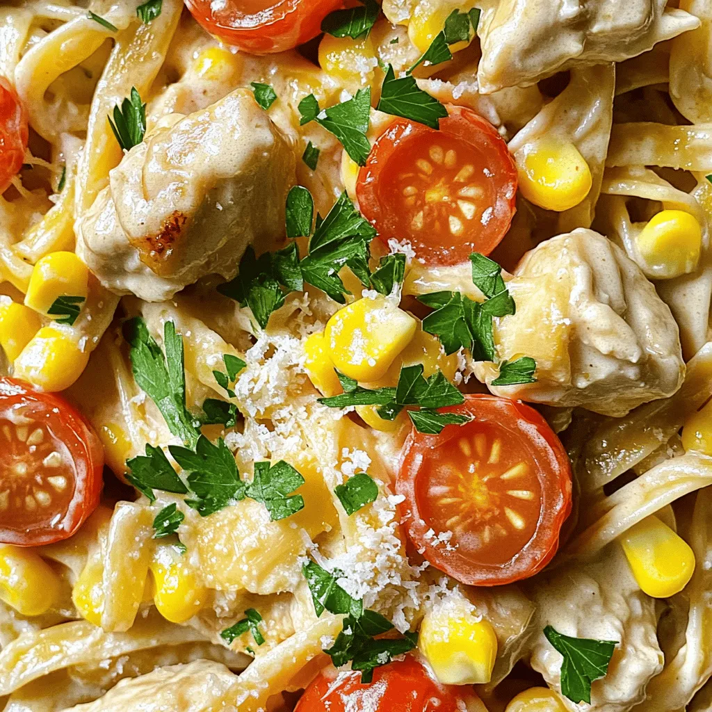 To make Creamy Cowboy Butter Chicken Linguine, you need fresh and simple ingredients. Here’s what you will need: