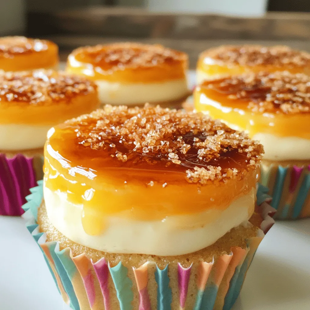 Crème Brûlée Cheesecake Cupcakes Recipe