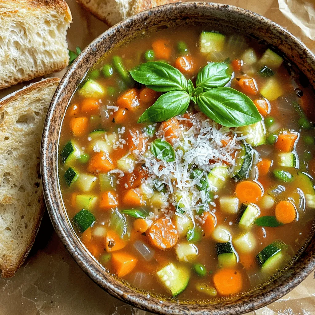 Mouthwatering Minestrone Soup Flavorful and Nutritious