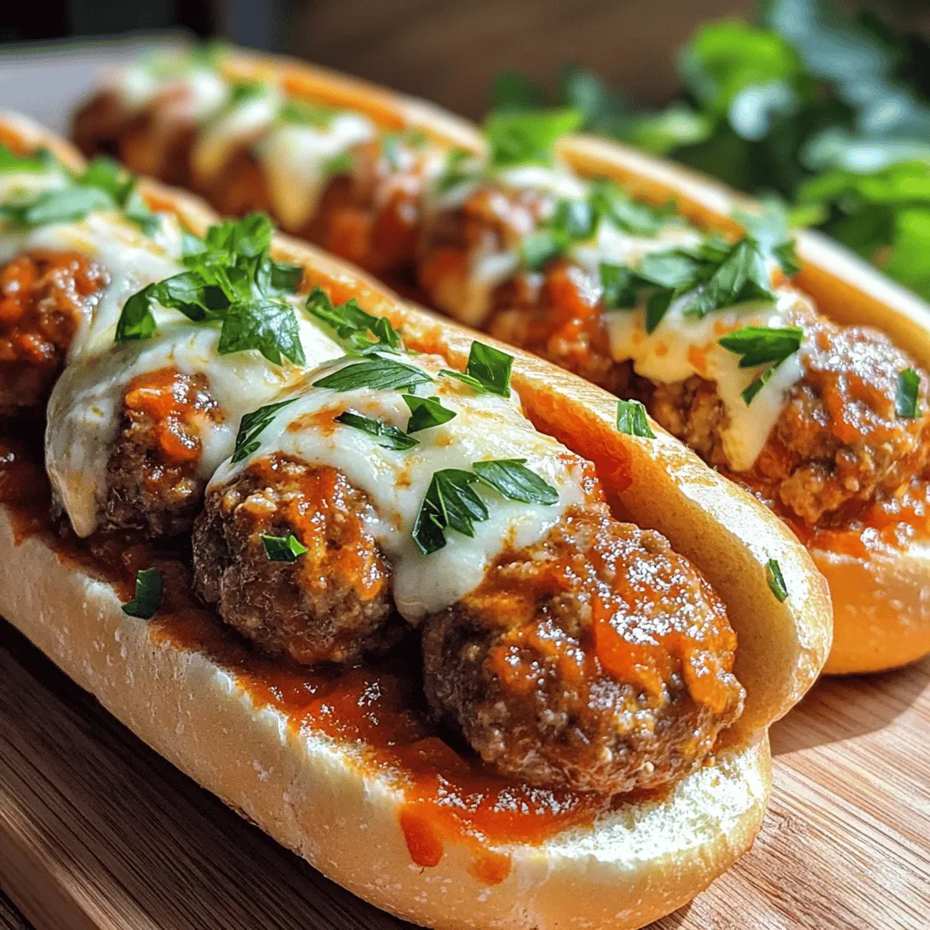 To make tasty meatball subs, you need a few key items. Here’s what you will use: