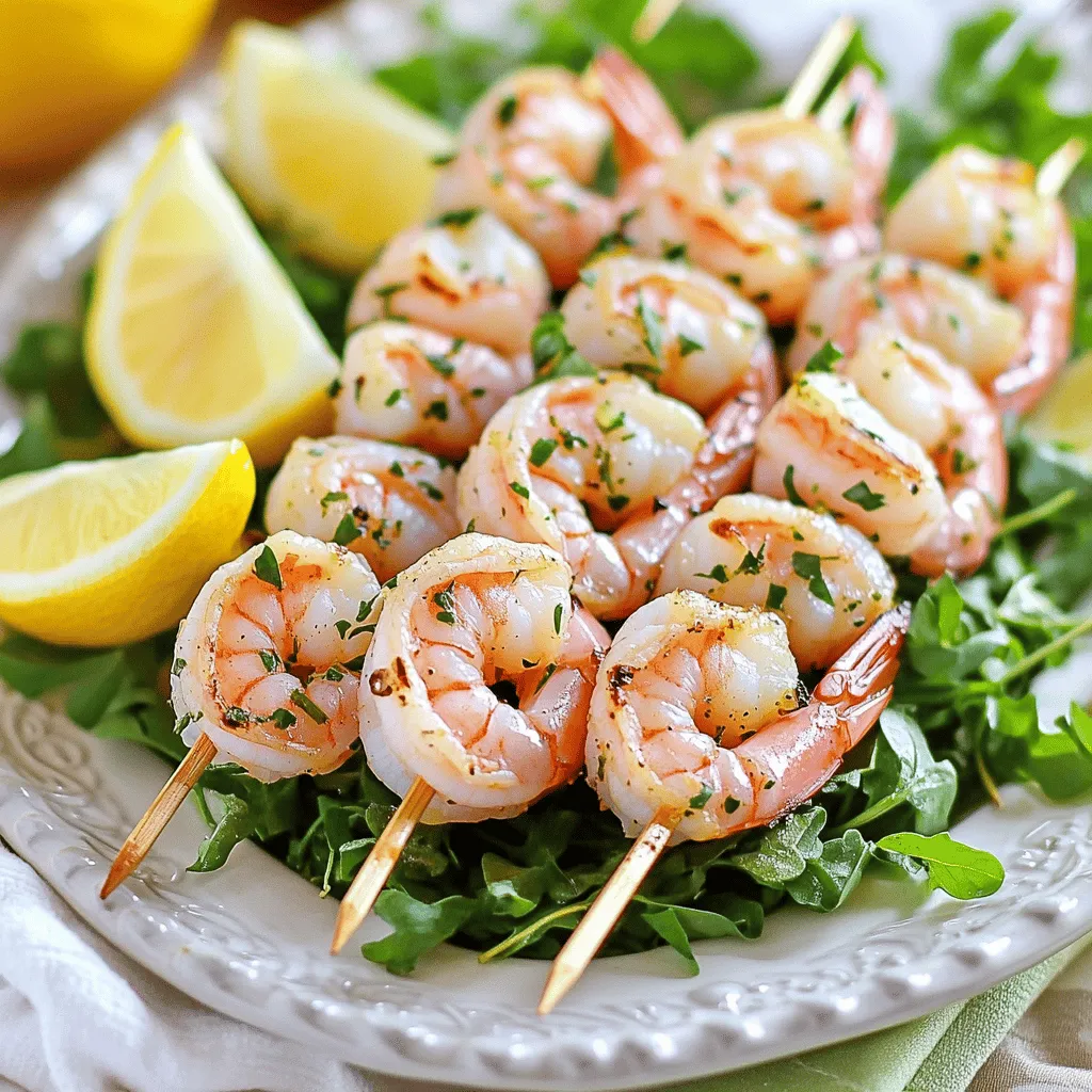Lemon Herb Grilled Shrimp Skewers Flavorful Delight