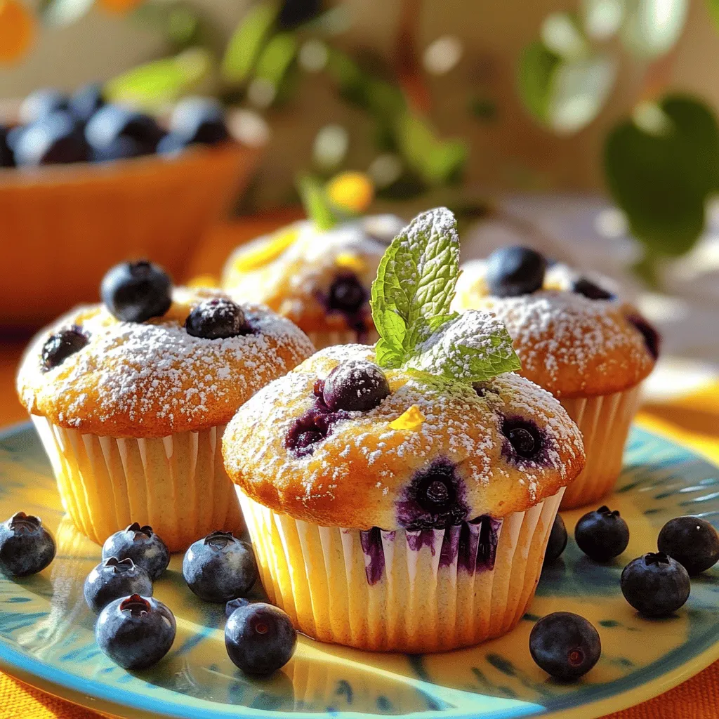Lemon Blueberry Muffins Delicious and Easy Recipe