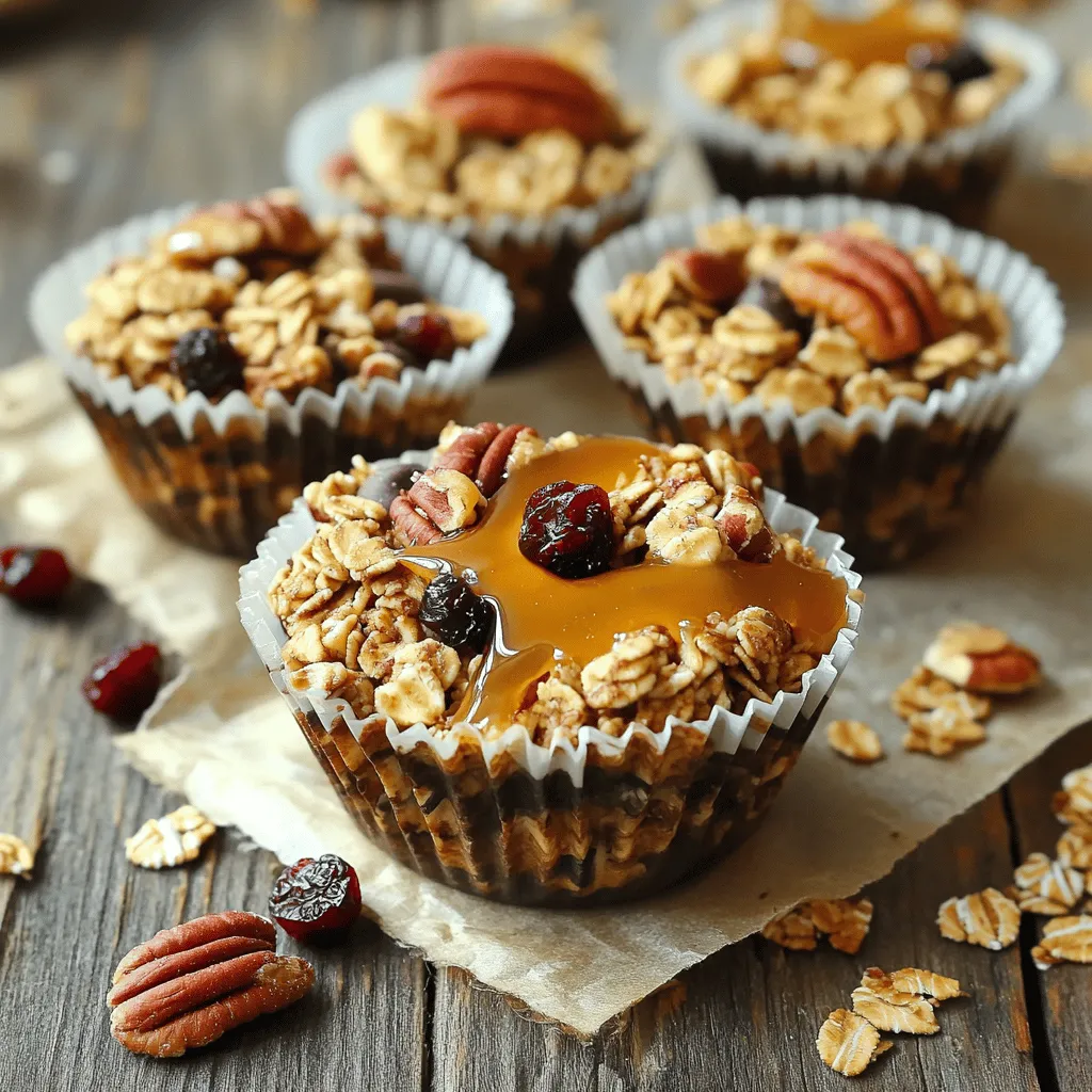 No-Bake Maple Pecan Protein Granola Cups Recipe