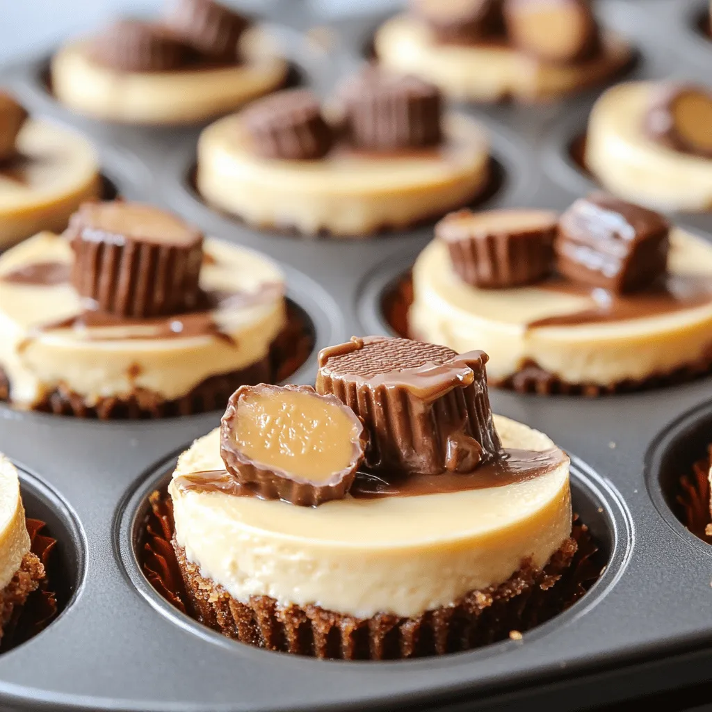 Mini Peanut Butter Cup Cheesecakes Recipe