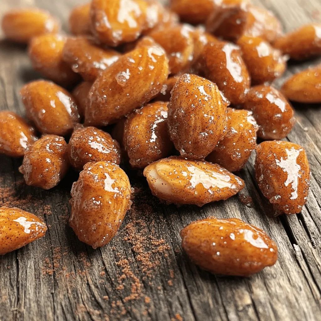 Cinnamon Sugar Roasted Almonds Irresistible Snack Treat