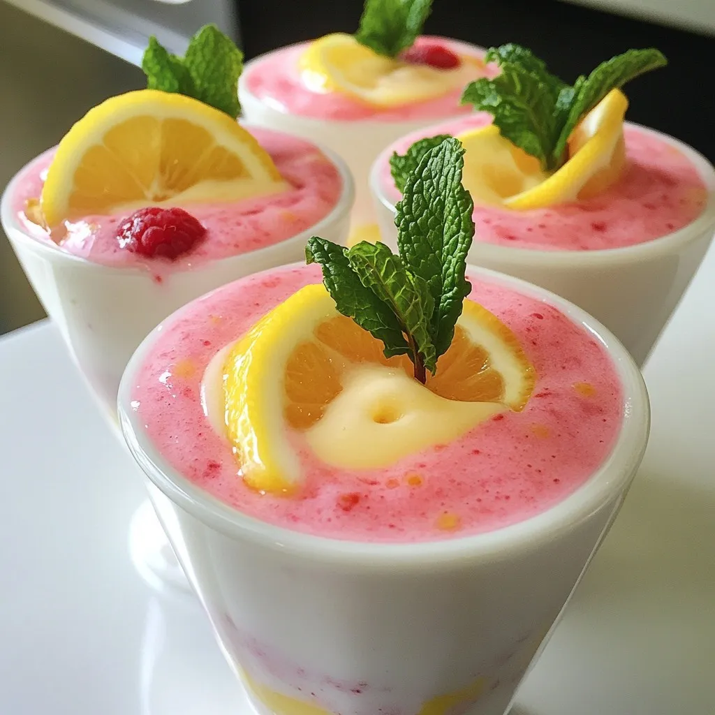 Raspberry Lemonade Smoothie Fresh and Tasty Treat