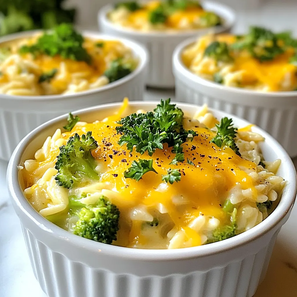 Creamy Broccoli Cheddar Orzo Cozy Comfort Dish