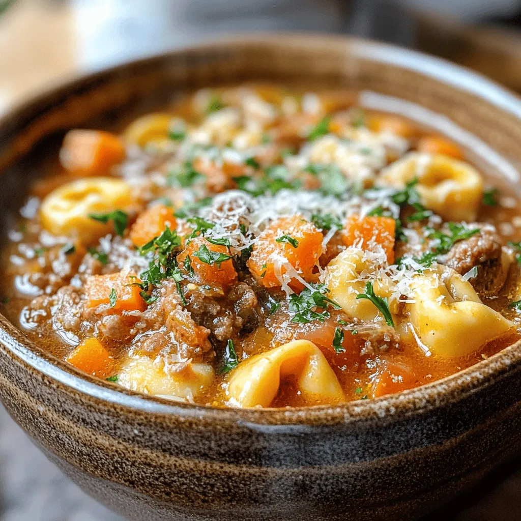 Hearty Sausage Tortellini Soup: A Comforting Delight for Any Season