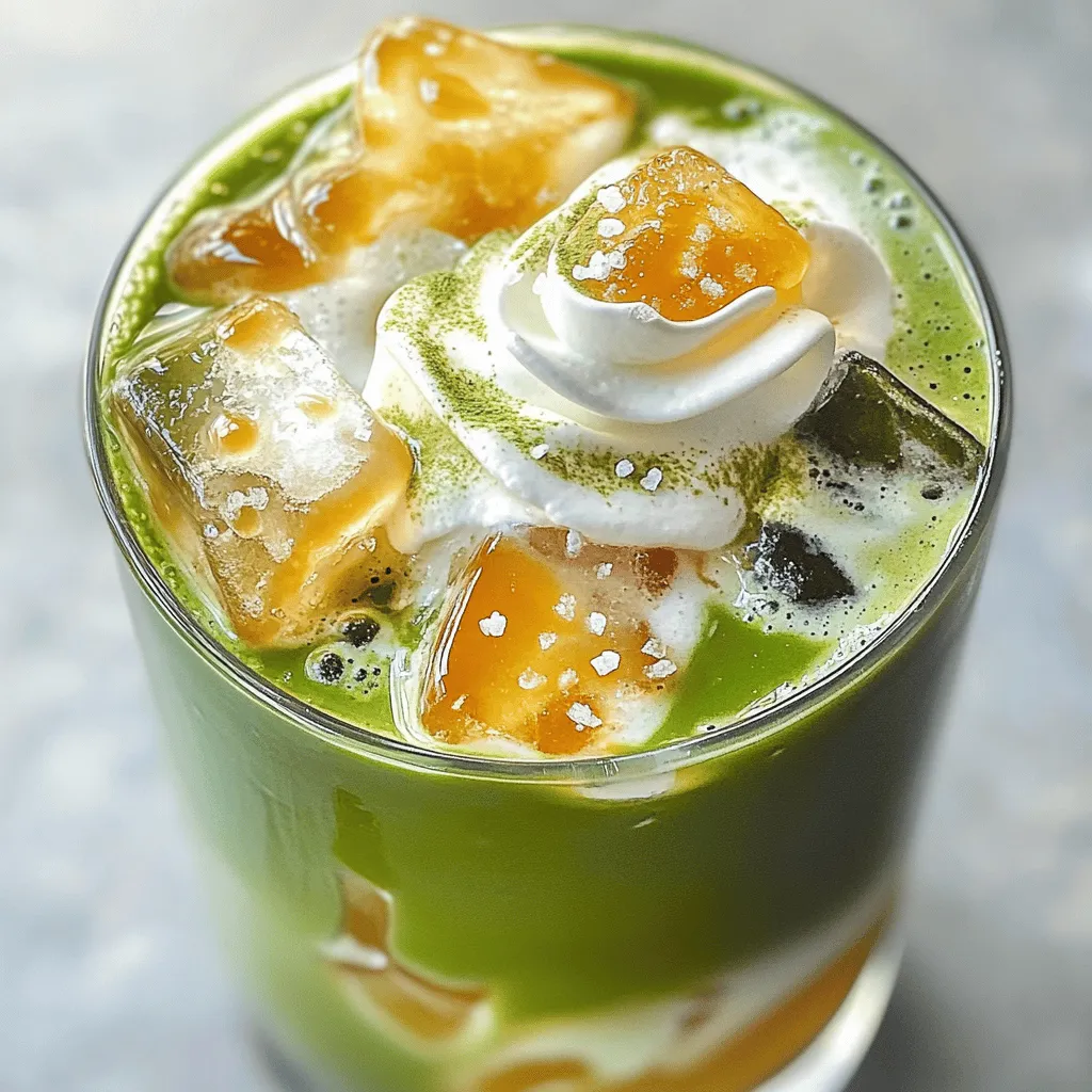 The Iced Brown Sugar Matcha Latte Recipe is simple and fun. You need just a few key ingredients to make it tasty.