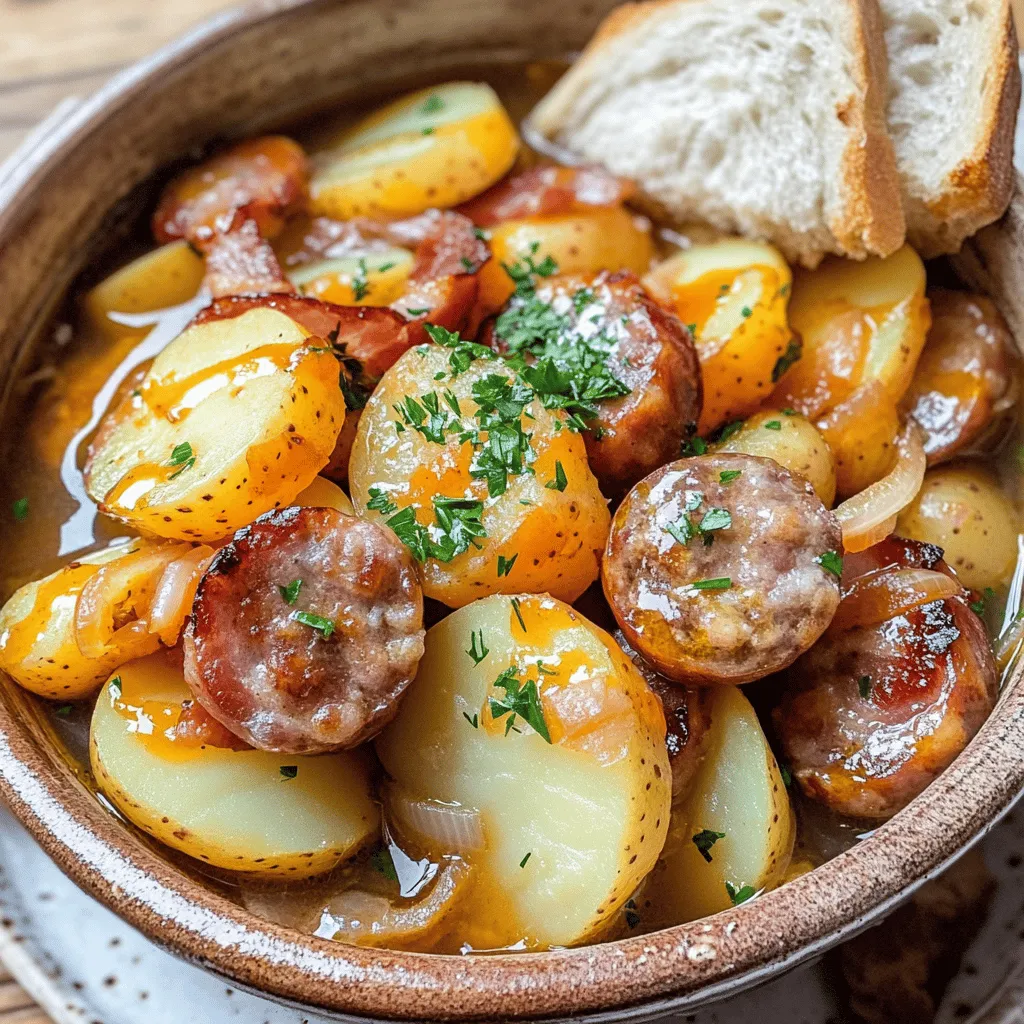 Slow Cooker Irish Dublin Coddle Hearty Comfort Dish