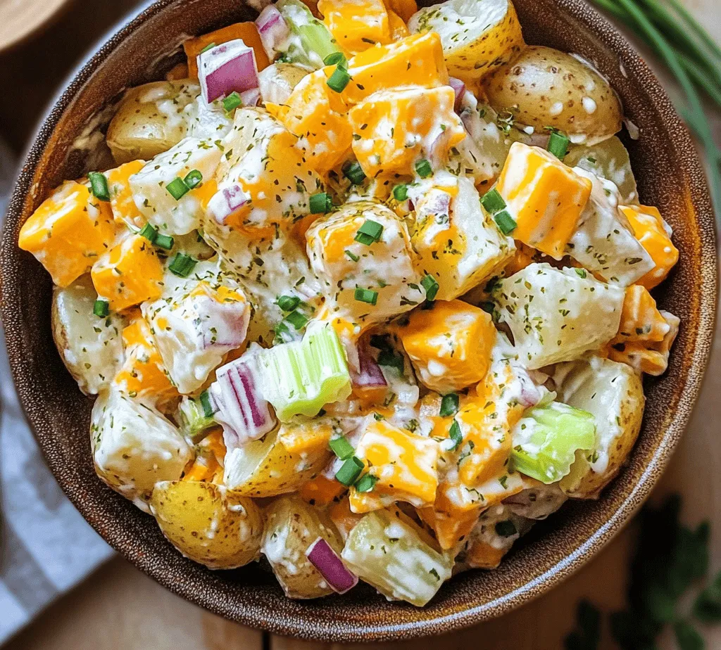 When it comes to summertime gatherings and festive occasions, few dishes are as beloved and versatile as potato salad. However, if you’re looking to elevate your traditional potato salad recipe, the Ranch Potato Salad Delight is your answer. This dish combines the comforting essence of classic potato salad with the tangy, creamy goodness of ranch dressing, making it a standout side for any meal. Whether you