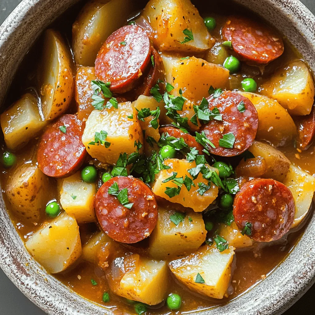 Savory Slow Cooker Kielbasa and Potatoes Delight