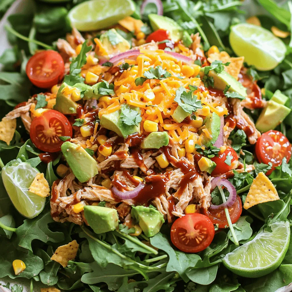 BBQ Chicken Salad Flavorful and Healthy Meal Idea
