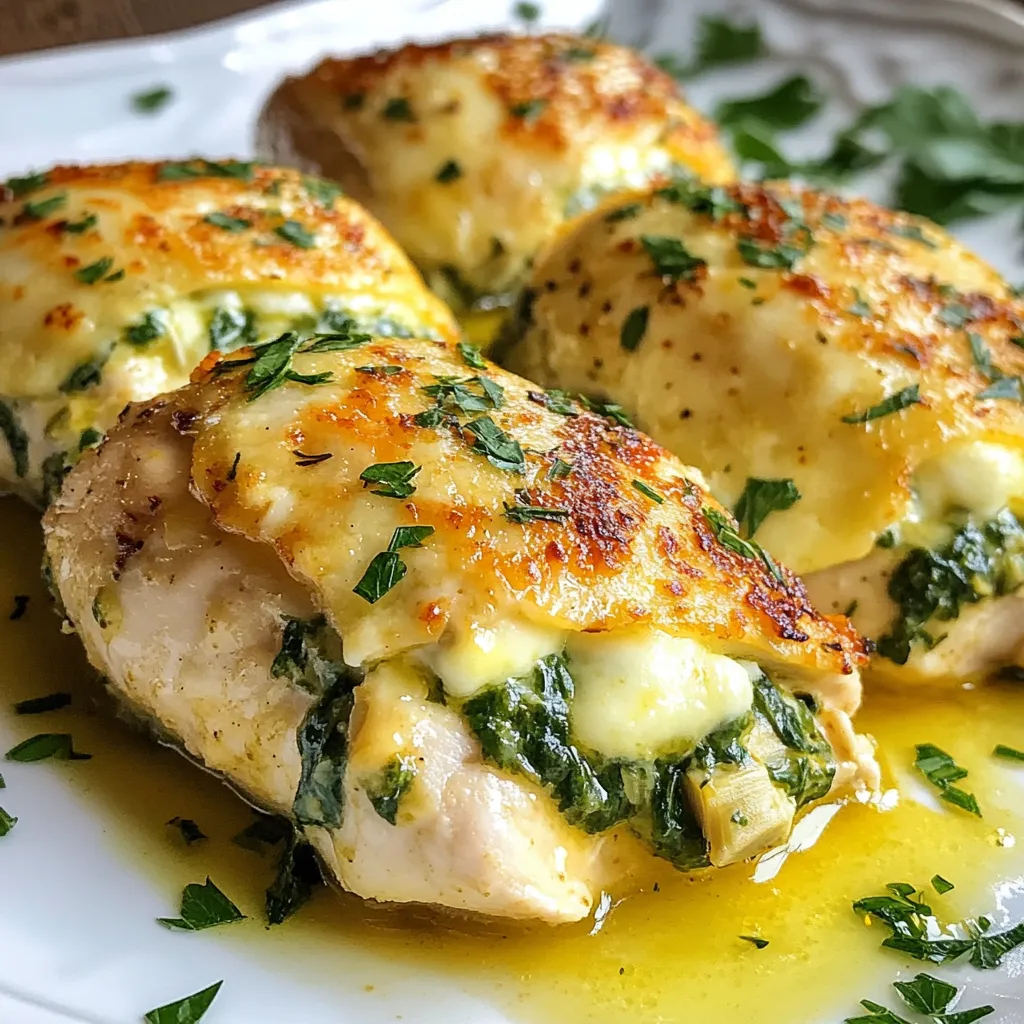Spinach Artichoke Stuffed Chicken Flavorful Delight