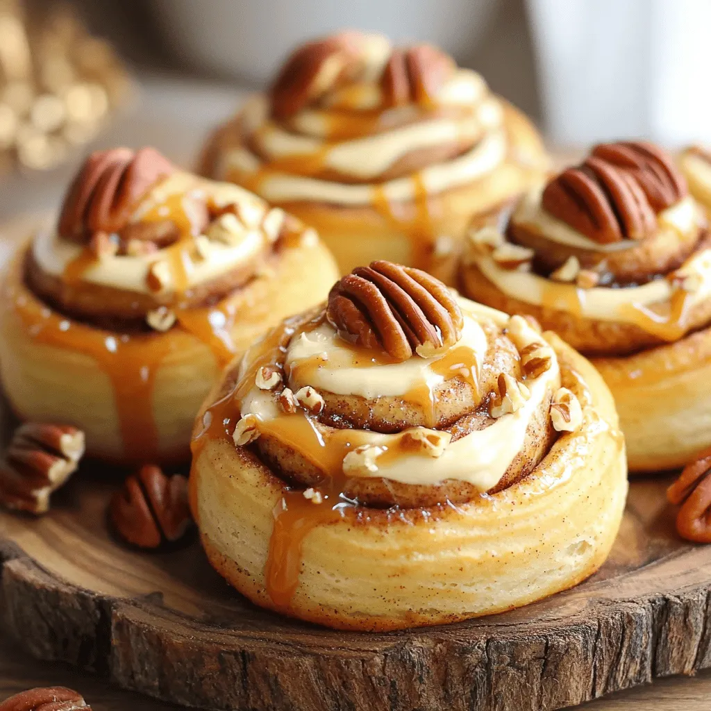 Caramel Pecan Cinnamon Rolls Perfect for Any Brunch