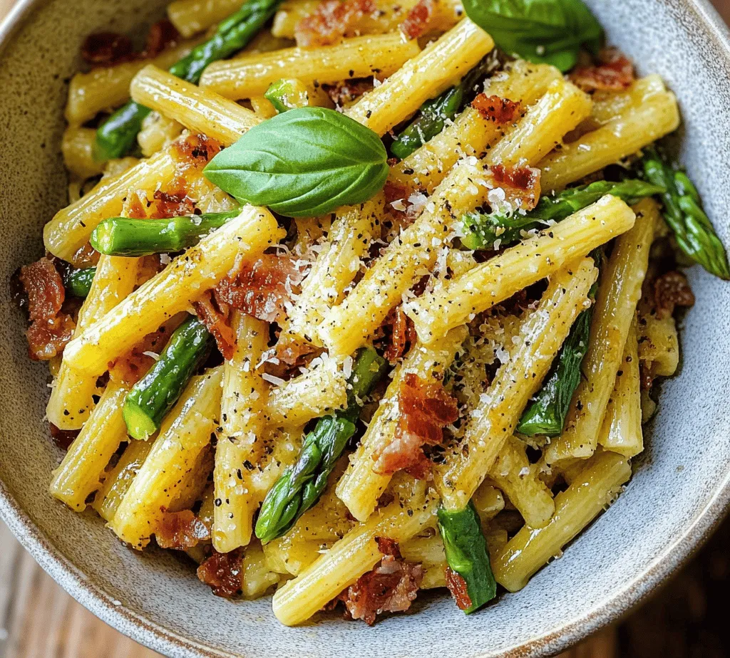 Exploring the world of pasta can be a delightful culinary adventure, and few dishes embrace this spirit as vibrantly as Pennette Pasta Adventure with Pancetta and Asparagus. This recipe combines the rich flavors of crispy pancetta with the fresh, vibrant notes of asparagus, creating a harmonious blend that is both satisfying and sophisticated. The combination of these ingredients not only tantalizes the taste buds but also brings an elegant touch to your dining table, making it suitable for both casual family dinners and more formal gatherings.