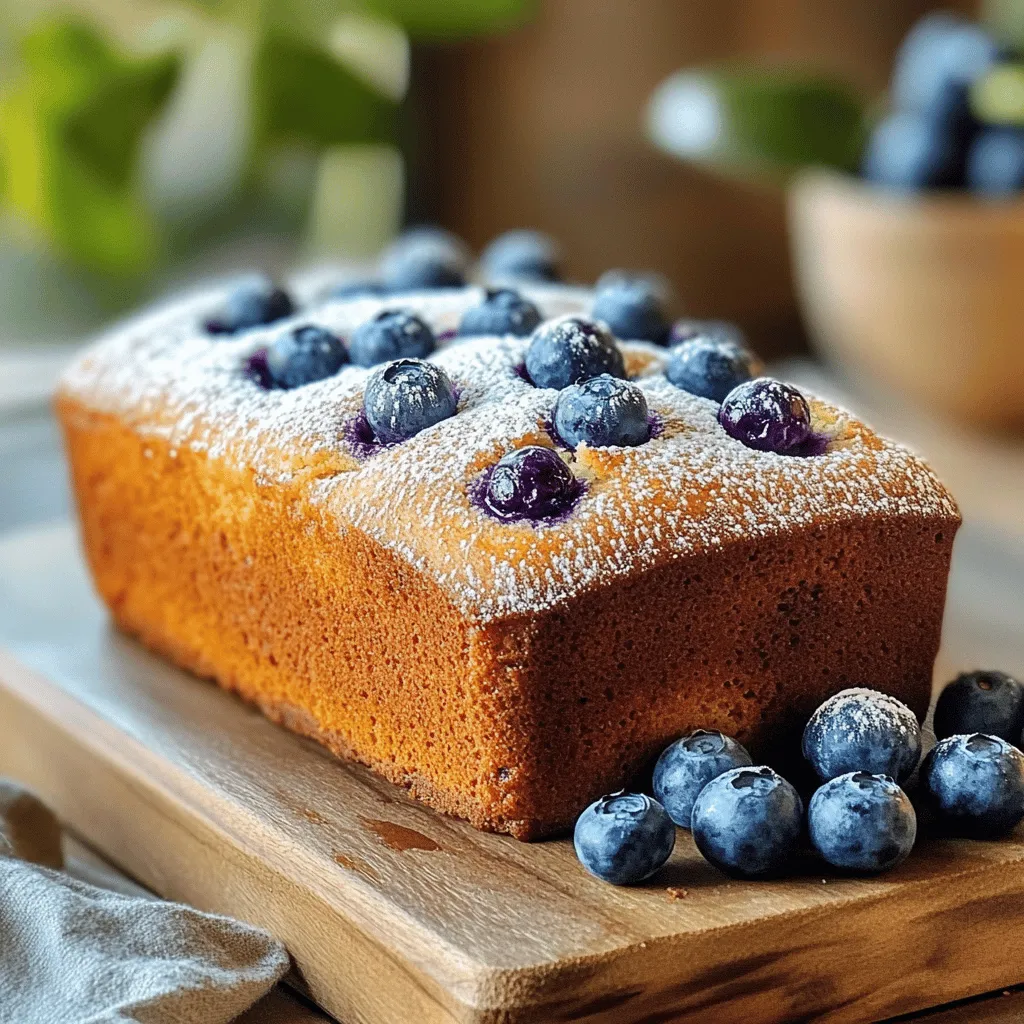Blueberry Banana Yogurt Loaf Rich and Moist Recipe
