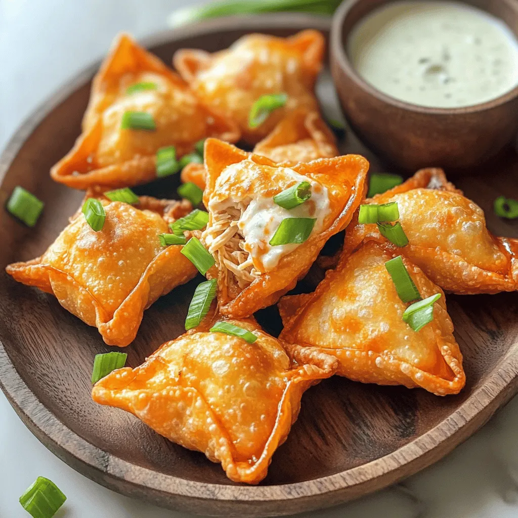 Crispy Air Fryer Buffalo Chicken Wontons: A Deliciously Spicy Snack Recipe