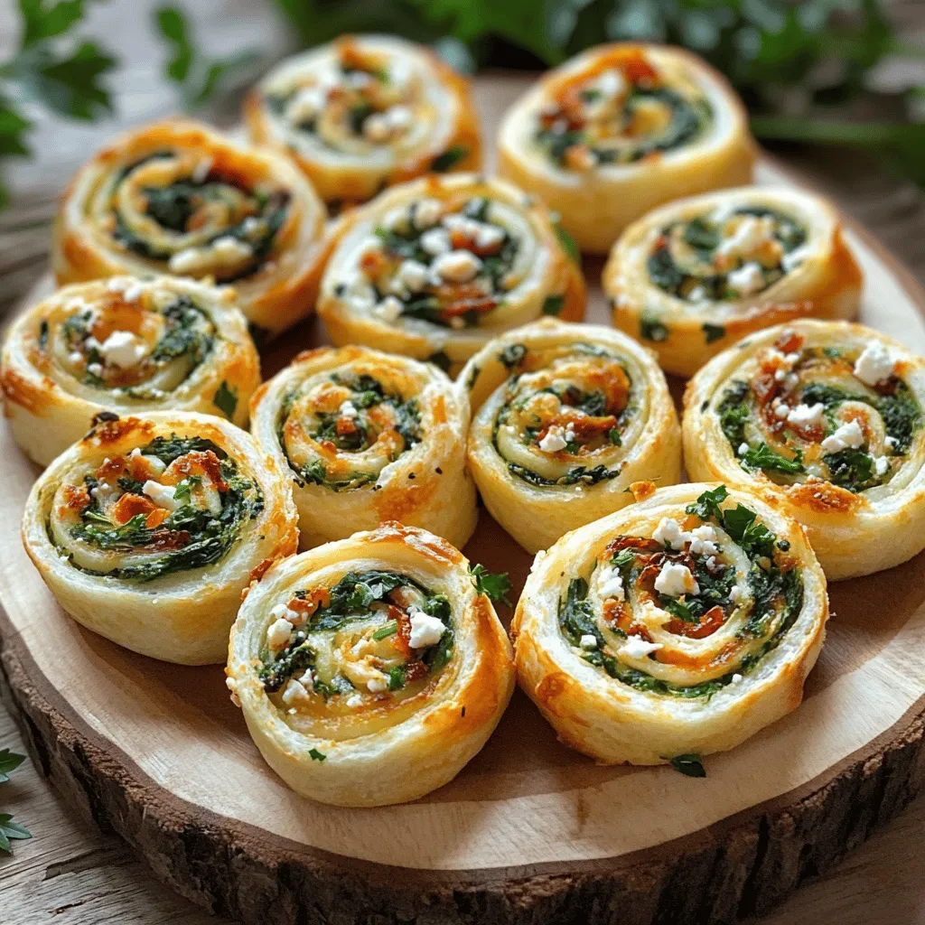 Savory Spinach and Feta Pinwheels: A Delicious Snack Idea