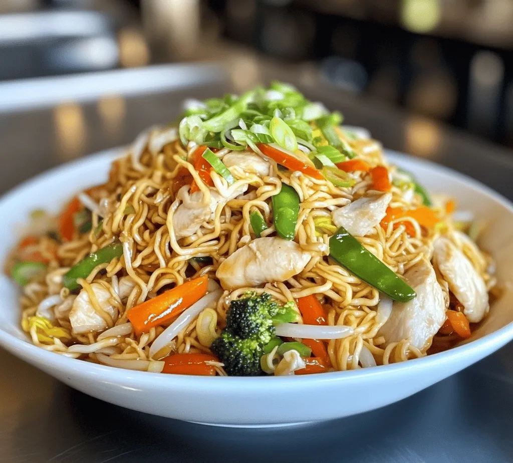 Chicken Chow Mein is a beloved staple in Asian cuisine, a dish that has captured the hearts (and palates) of food lovers around the world. This stir-fried noodle dish is not only quick to prepare but also incredibly versatile, making it a favorite for family dinners and casual gatherings alike. The combination of tender chicken, crisp vegetables, and flavorful noodles, all brought together with a savory sauce, makes Chicken Chow Mein a go-to option for those seeking a delicious meal.
