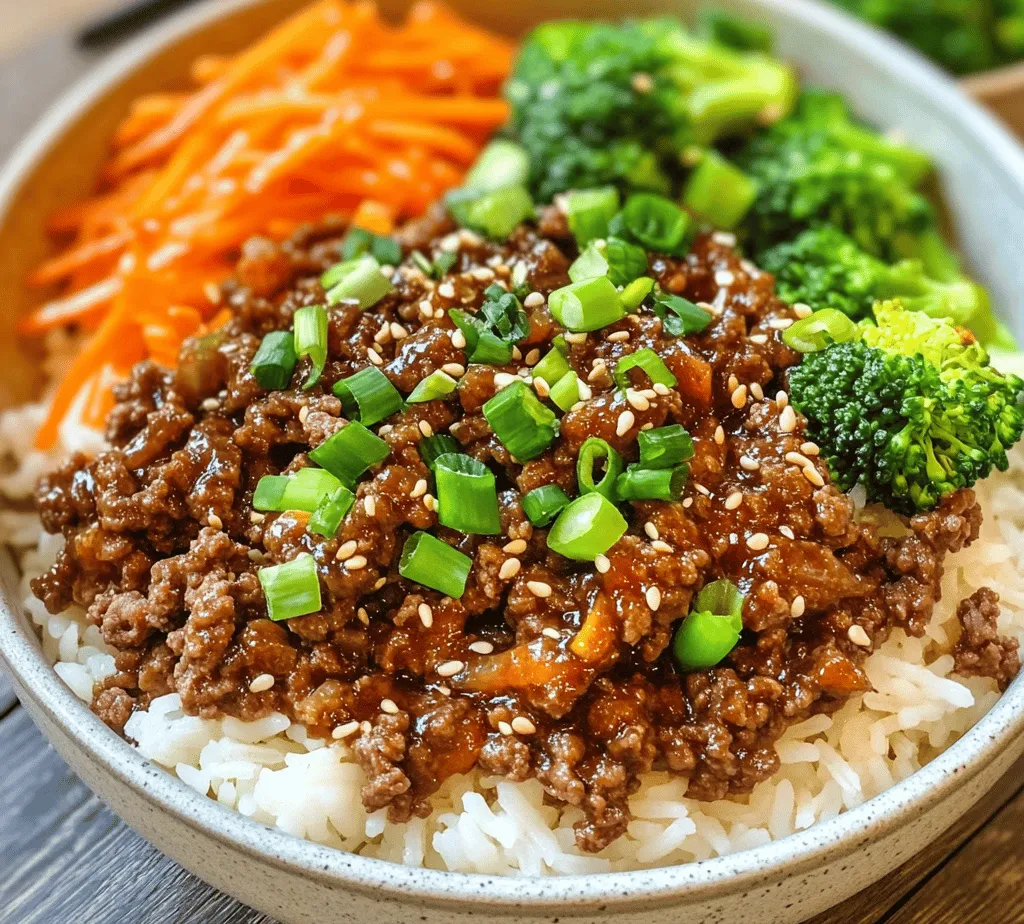 Korean cuisine has gained immense popularity around the globe, celebrated for its vibrant flavors, rich textures, and colorful presentations. Dishes are often characterized by their bold profiles, which combine sweet, savory, spicy, and umami elements to create an unforgettable culinary experience. At the heart of this culinary tradition lies the Korean Ground Beef Bowl, a delightful and satisfying dish that encapsulates the essence of Korean cooking.