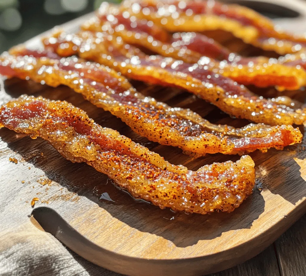 Candied bacon is a culinary delight that has taken the food world by storm, captivating the taste buds of both casual diners and gourmet chefs alike. This irresistible dish combines the salty, savory goodness of bacon with a rich, caramelized sweetness, creating an explosion of flavor that tantalizes every palate. Among the various iterations of candied bacon, Spicy Candied Bacon stands out as a unique twist that adds a fiery kick to the traditional recipe. The interplay of sweet and spicy not only elevates the dish but also makes it a versatile choice for any occasion, from brunches to parties, or even as a stand-alone snack that leaves everyone craving more.