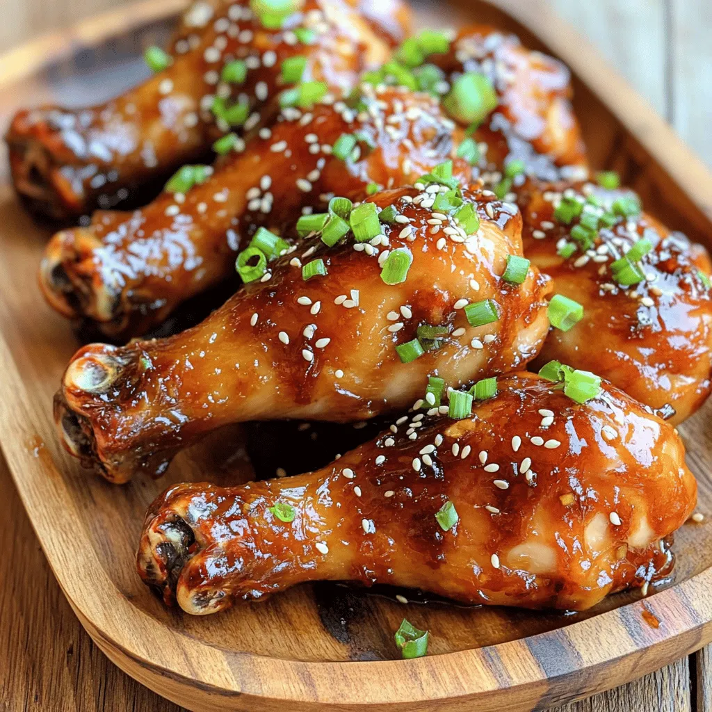 Sticky Honey Soy Chicken Drumsticks Flavorful Delight