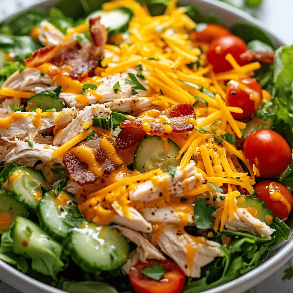 Chicken Bacon Ranch Salad Recipe: A Deliciously Satisfying Dish