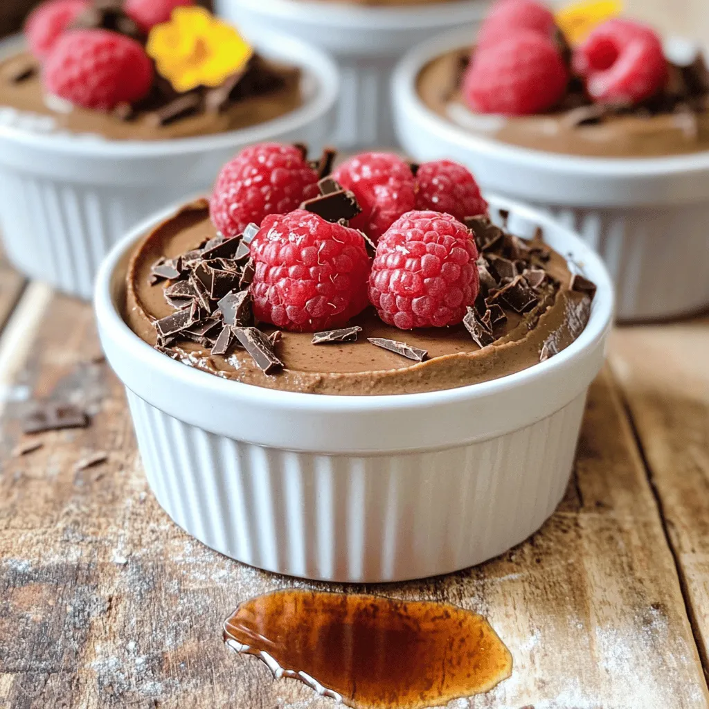 To make the Chocolate Avocado Mousse, gather these ingredients: