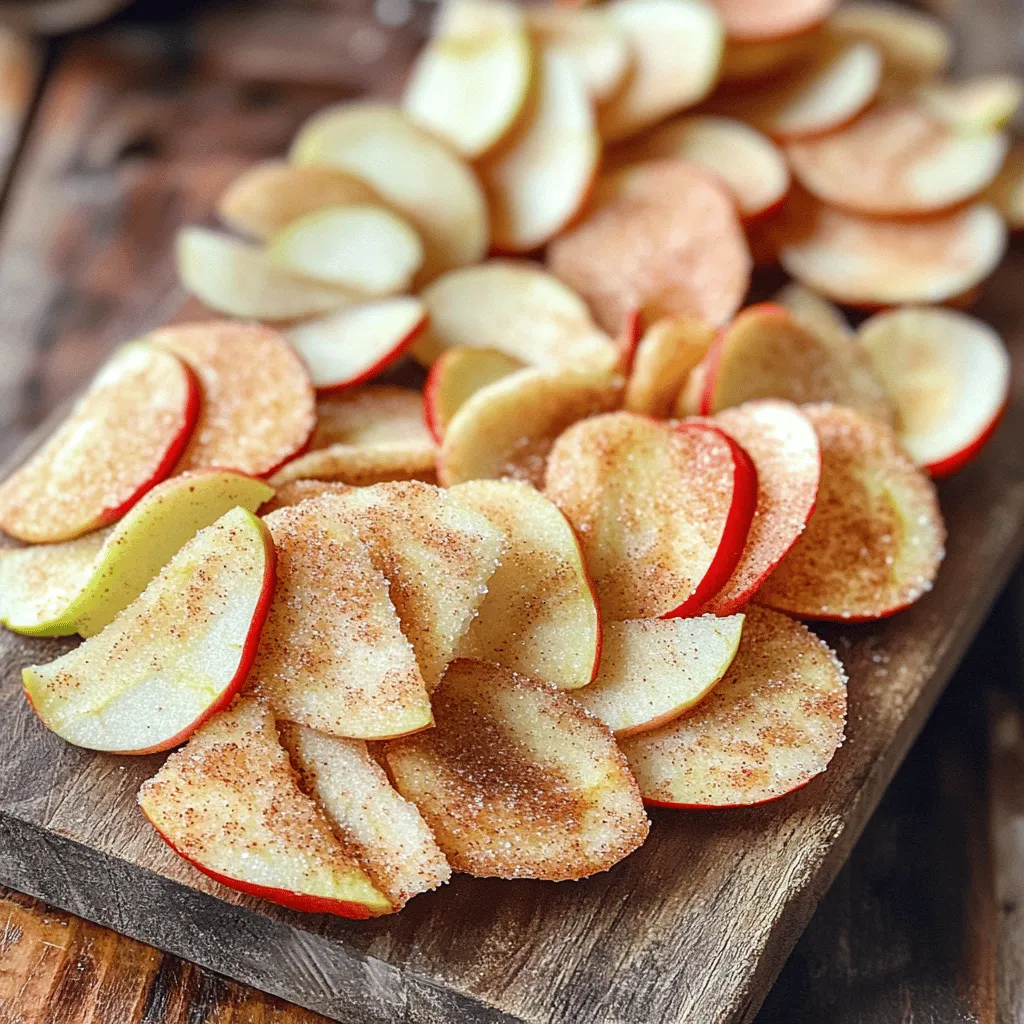 Cinnamon Sugar Apple Chips Tasty and Healthy Snack