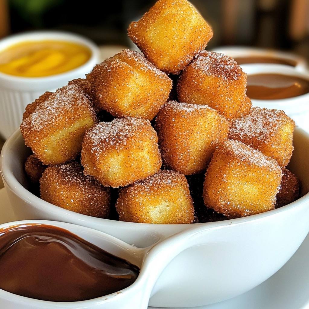 Sweet Cinnamon Churro Bites Irresistible Dessert Treat