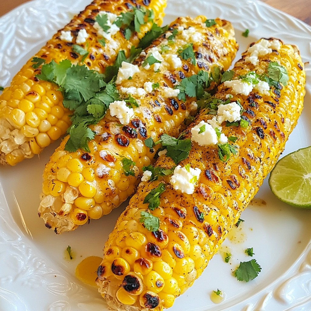 Sweet Chili Lime Grilled Corn Flavorful Summer Treat