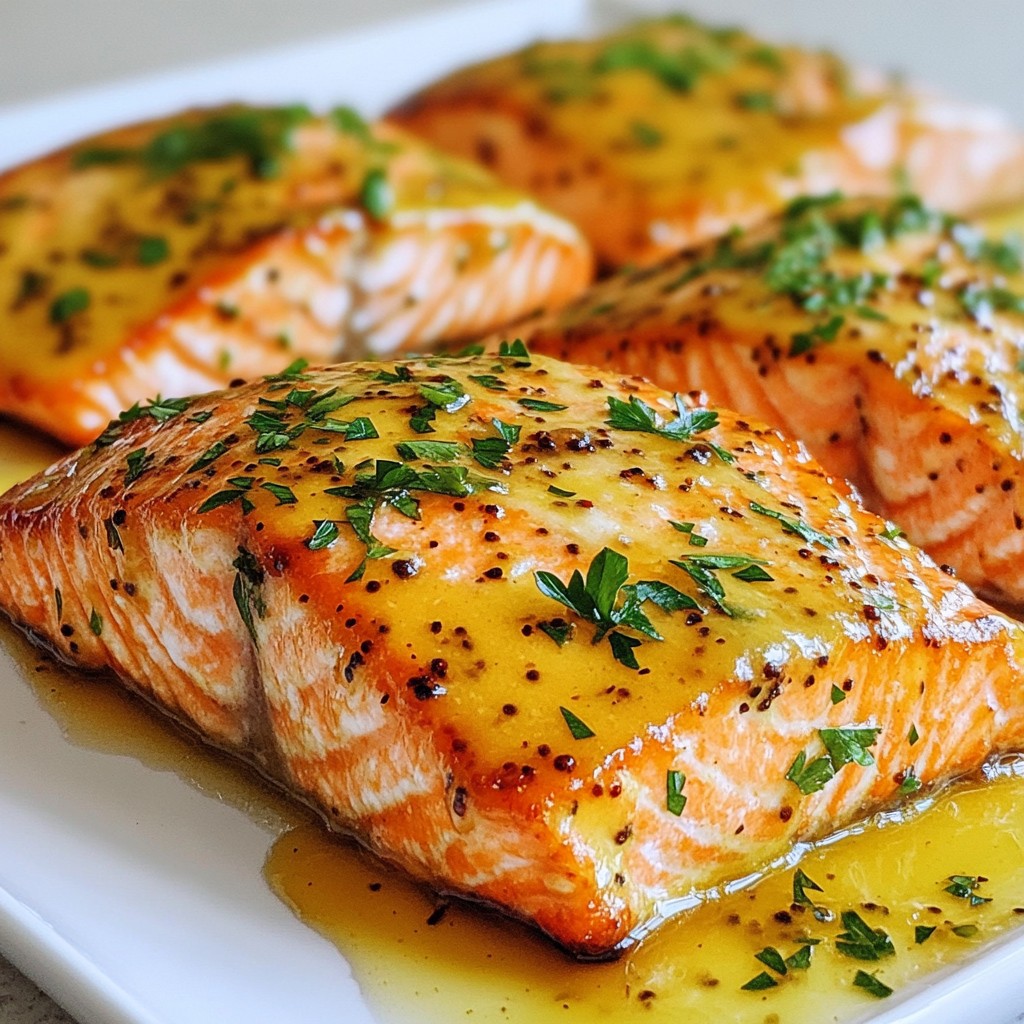 Honey Mustard Glazed Salmon Flavorful and Easy Recipe