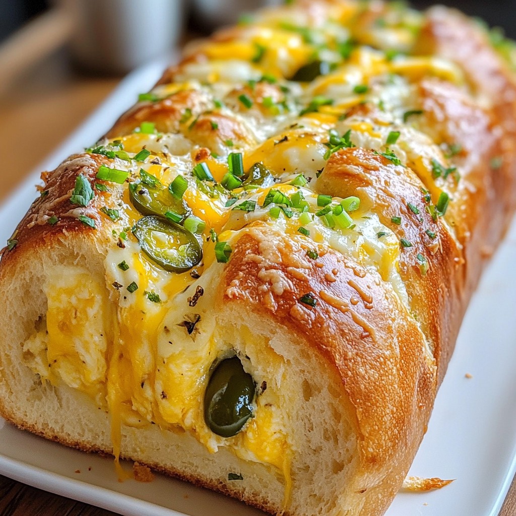 Jalapeño Popper Stuffed Bread Flavorful and Easy Bake