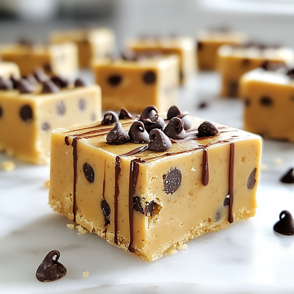Chocolate Chip Cookie Dough Fudge Delightful Treat