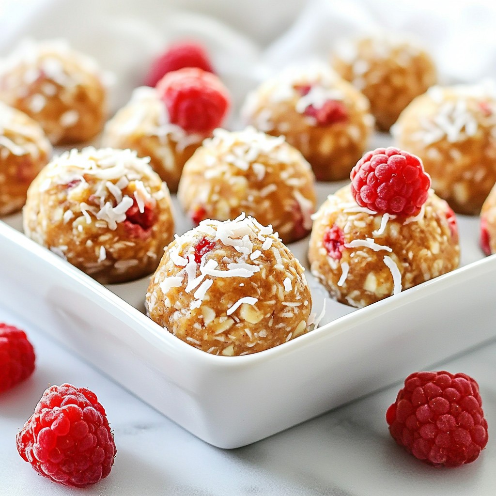 Raspberry Almond Energy Bites Quick and Flavorful Snack